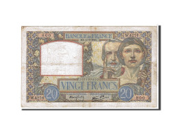 Billet, France, 20 Francs, 20 F 1939-1942 ''Science Et Travail'', 1941, TTB - 20 F 1939-1942 ''Science Et Travail''