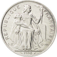 Monnaie, Nouvelle-Calédonie, 5 Francs, 1990, SPL+, Aluminium, KM:16 - Nieuw-Caledonië