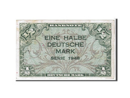 Billet, République Fédérale Allemande, 1/2 Deutsche Mark, 1948, SUP - 1/2 Mark