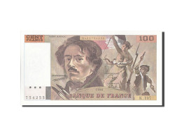 Billet, France, 100 Francs, 100 F 1978-1995 ''Delacroix'', 1990, SPL - 100 F 1978-1995 ''Delacroix''