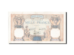 Billet, France, 1000 Francs, 1 000 F 1927-1940 ''Cérès Et Mercure'', 1940 - 1 000 F 1927-1940 ''Cérès E Mercure''