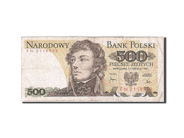 Billet, Pologne, 500 Zlotych, 1982, 1982-06-01, TB - Pologne