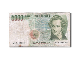 Billet, Italie, 5000 Lire, 1985, 1985-01-04, B+ - 5000 Liras