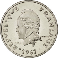 Monnaie, New Hebrides, 20 Francs, 1967, Paris, SPL, Nickel, KM:E3, Lecompte:41 - Vanuatu