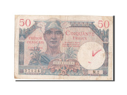 Billet, France, 50 Francs, 1947 French Treasury, 1947, 1947-01-01, TB+ - 1947 Franse Schatkist