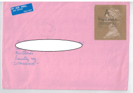 Great Britain Cover Sent To Lithuania Kursenai 2013 - Cartas & Documentos