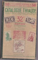 Thiaude 1949 - Colonie E Uffici All'estero