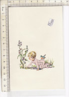 PO1399D# BIGLIETTO PARTECIPAZIONE NASCITA - BEBE' CON UCCELLINO - TORINO 1968/BAMBINI - Naissance & Baptême