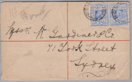 Australien New South Wales 1901-09-09 Cobar R-Brief Nach Sydney - Brieven En Documenten