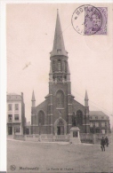 MORLANWELZ LE PARVIS ET L'EGLISE 1920 - Morlanwelz