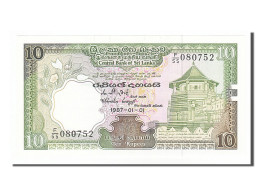 Billet, Sri Lanka, 10 Rupees, 1991, 1991-01-01, NEUF - Sri Lanka