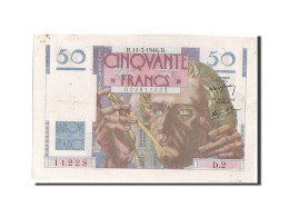 Billet, France, 50 Francs, 50 F 1946-1951 ''Le Verrier'', 1946, 1946-03-14 - 50 F 1946-1951 ''Le Verrier''