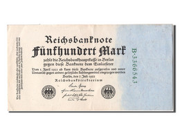 Billet, Allemagne, 500 Mark, 1922, 1922-07-07, SUP+ - 500 Mark