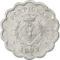 Monnaie, France, 25 Centimes, 1921, TTB, Aluminium, Elie:10.14 - Monétaires / De Nécessité
