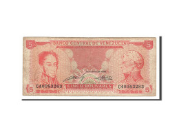 Billet, Venezuela, 5 Bolivares, 1983, 1989-09-21, B+ - Venezuela