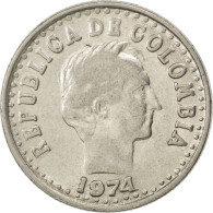 Monnaie, Colombie, 20 Centavos, 1974, TTB+, Nickel Clad Steel, KM:246.1 - Colombia