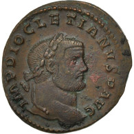 Monnaie, Dioclétien, Follis, Trèves, TTB, Bronze, RIC:170a - La Tetrarchía Y Constantino I El Magno (284 / 307)