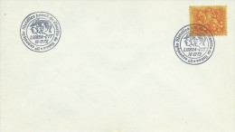 TIMBRES - STAMPS- MARCOPHILIE - PORTUGAL - EXPOSITION PHILATÉLIQUE JEUNEUSSE - CACHET LISBOA - 16-12-1972 - Postal Logo & Postmarks