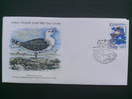 1976 WWF 023 USSR Black-backed Gull (Bird) (2 Of 3) - FDC