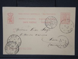 Détaillons Collection D Entiers Postaux De Divers Pays - LUXEMBOURG -Entier Postal De Diekirch/Laon 1889  Lot P4282 - Interi Postali