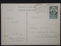 Détaillons Collection D Entiers Postaux De Divers Pays - LUXEMBOURG -Entier Postal De Clervaux/Paris 1948  Lot P4283 - Ganzsachen