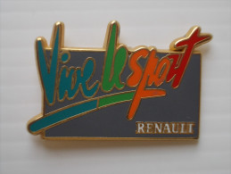 Pin's - Arthus Bertrand - Renault. Vive Le Sport - Arthus Bertrand