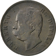 Monnaie, Italie, Umberto I, 10 Centesimi, 1893, Birmingham, TB, Cuivre, KM:27.1 - 1878-1900 : Umberto I