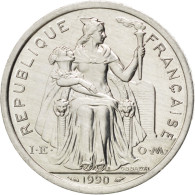 Monnaie, Nouvelle-Calédonie, 2 Francs, 1990, SPL+, Aluminium, KM:14 - Nueva Caledonia