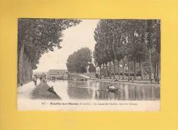 * CPA..dépt 93..NEUILLY Sur MARNE :  Le Canal De Chelles Vers Les Ecluses..n°101..Scan B    : Voir Les  2 Scans - Neuilly Sur Marne