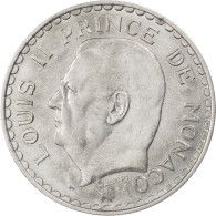 Monnaie, Monaco, Louis II, 5 Francs, 1945, TTB, Aluminium, KM:122, Gadoury:135 - 1922-1949 Luigi II