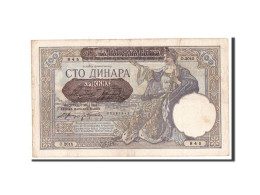 Billet, Serbie, 100 Dinara, 1941, TTB - Serbie