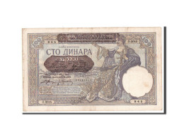Billet, Serbie, 100 Dinara, 1941, TTB - Servië