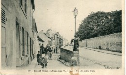 CPA 95 ST OUEN L AUMONE RUE DE ST OUEN 1906 - Saint-Ouen-l'Aumône