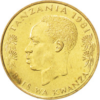 Monnaie, Tanzania, 20 Senti, 1981, SPL, Nickel-brass, KM:2 - Tanzanía