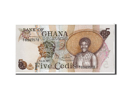 Billet, Ghana, 5 Cedis, 1977, KM:15b, NEUF - Ghana