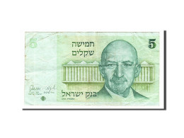 Billet, Israel, 5 Sheqalim, 1980, TTB - Israël