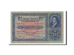 Billet, Suisse, 20 Franken, 1947, 1947-10-16, TTB - Suisse