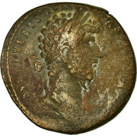 Monnaie, Lucius Verus, Sesterce, Roma, TB+, Bronze, RIC:1420 - La Dinastia Antonina (96 / 192)