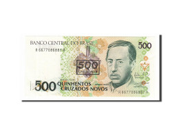 Billet, Brésil, 500 Cruzeiros On 500 Cruzados Novos, 1990, SUP+ - Brazilië