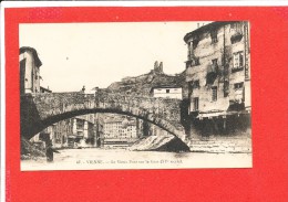 38 VIENNE Cpa Petite Animation Le Vieux Pont     47 CD - Vienne