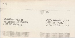 J0694 - Czechoslovakia (1948-75) Control Imprint Stamp Machine (RR!): International Trade Fair Brno 1968 (Czech) - Prove E Ristampe