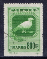 VRC+ China Volksrepublik 1950 Mi 58 Friedenstaube - Used Stamps