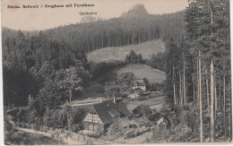 AK Sächsische Schweiz Gasthaus Zeughaus Forsthaus Goldstein Kirnitzschtal Bei Hinterhermsdorf Schandau Schmilka Sebnitz - Kirnitzschtal