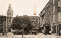 LE CHEYLARD UN COIN DE LA PLACE CARTE PHOTO - Le Cheylard