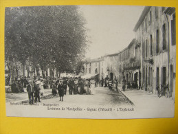 CPA Gignac (34) - L'Esplanade 1907 - Gignac