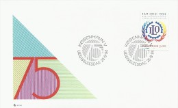 ILO    75th Anniv.    Fdc.  Denmark.  # 443 # - ILO