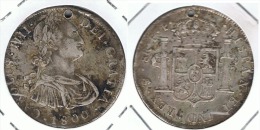 BOLIVIA CARLOS IIII 8 REALES POTOSI 1800 PLATA SILVER - Bolivië