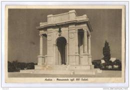 ANDRIA - BARI - 1936 - MONUMENTO AGLI 800 CADUTI - Andria