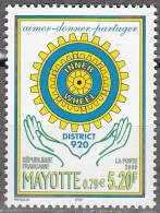 Mayotte 2000 Yvert 83 Neuf ** Cote (2015) 3.00 Euro Club Inner Wheel District 920 - Neufs