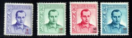 Jose Antonio Primo De Rivera   5 , 10, 30 Y 50 Cts  Numeracion Horizontal En El Reverso  * - Viñetas De La Guerra Civil